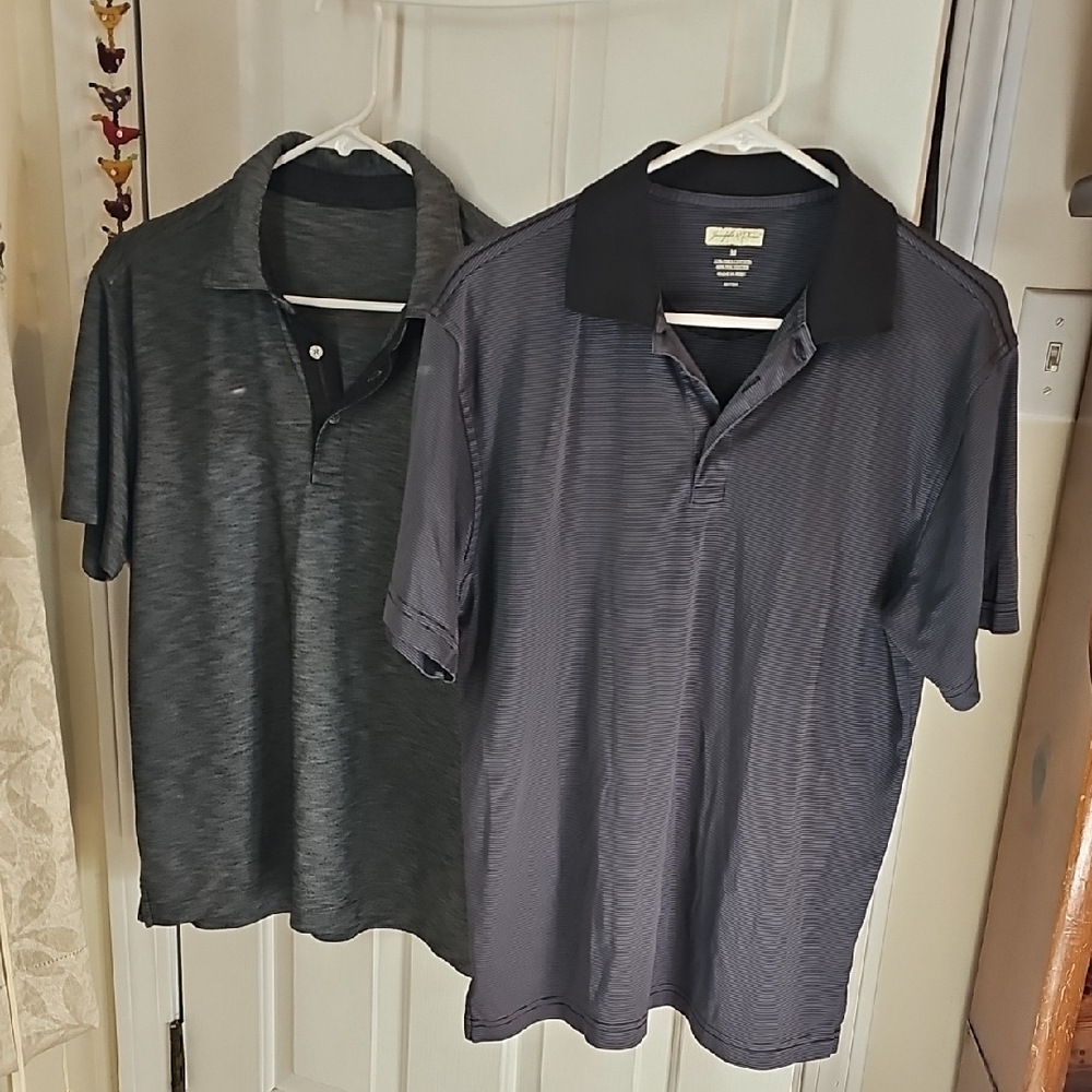 Men's Joseph & Feiss Gray Polo Shirt Casual Classic M  And Van Husen M